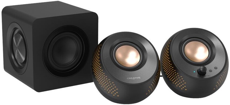 Creative labs pebble x plus zwart 2 orig - Creative Pebble X Plus USB-C Computer Speakers (Black)