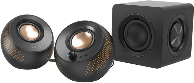 Creative labs pebble x plus zwart 4 orig - Creative Pebble X Plus USB-C Computer Speakers (Black)