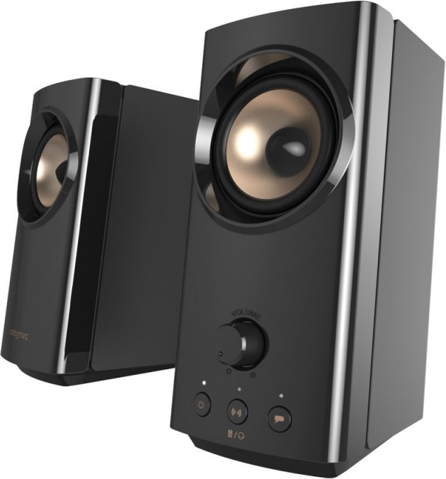 Creative labs t60 zwart 3 orig - Creative T60 Compact Hi-Fi 2.0 Desktop Speakers
