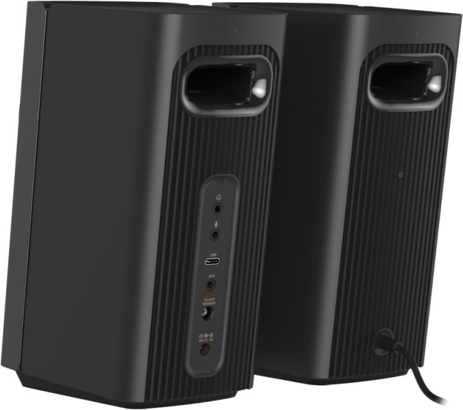 Creative labs t60 zwart 4 orig - Creative T60 Compact Hi-Fi 2.0 Desktop Speakers
