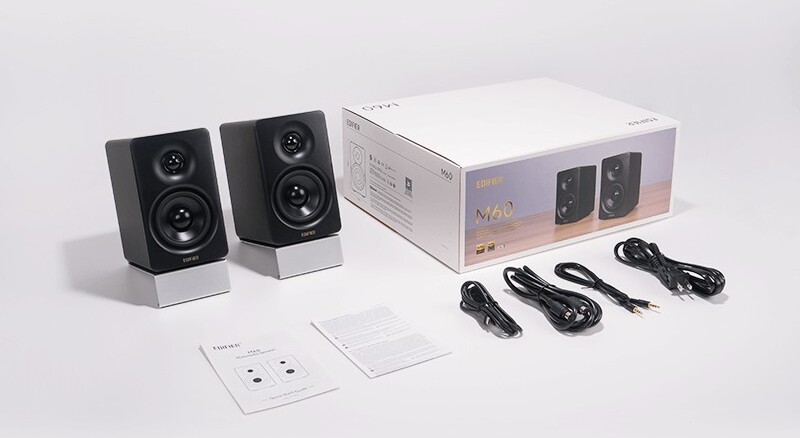 Edifier m60 zwart 5 orig - Edifier M60 Compact Desktop 2.0 Speakers