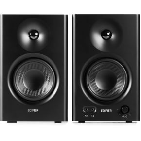 MR4 Powered Studio Monitor Speakers Zwart - afbeelding 2