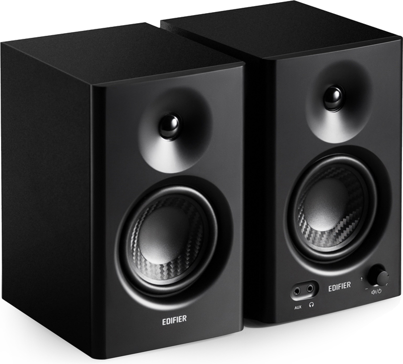 Edifier mr4 zwart 3 orig - Edifier MR4 Powered Studio Monitor Speakers Zwart