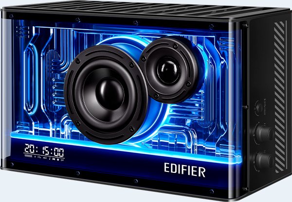 Edifier qd35 zwart - Edifier QD35 Verlichte Bluetooth Speaker Zwart