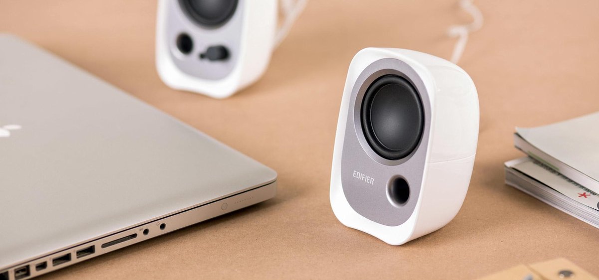 Edifier R12U - Speakerset - 2.0 - Usb - Pc - Wit - afbeelding 3