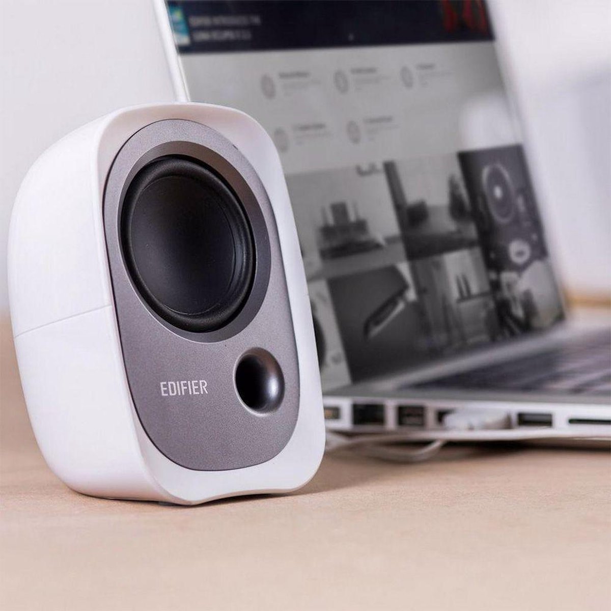 Edifier R12U - Speakerset - 2.0 - Usb - Pc - Wit - afbeelding 4