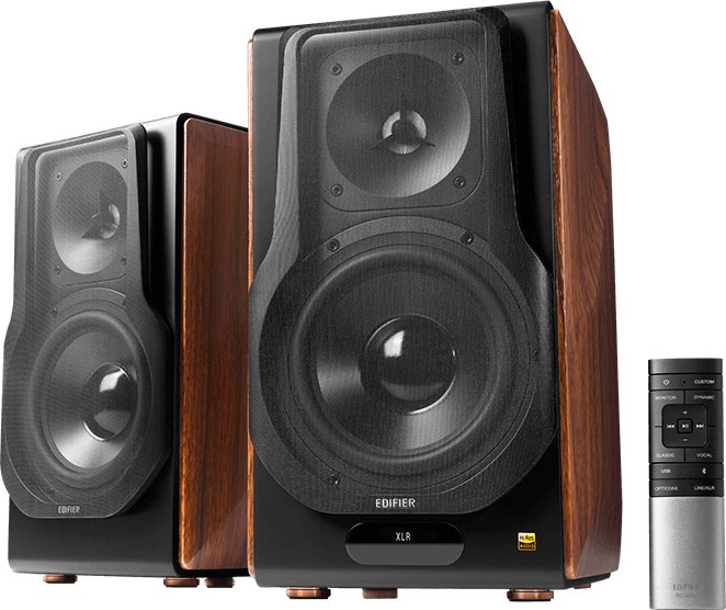 Edifier s3000mkii zwart bruin - Edifier S3000MKII Premium 2.0 Speaker System