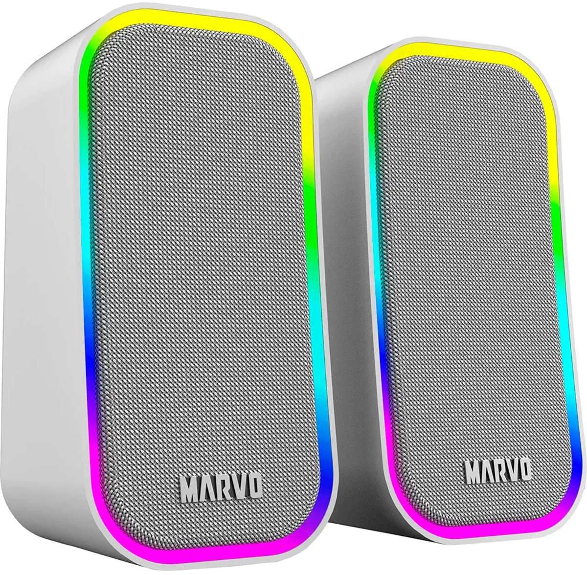 Marvo 2.0 Speakers Havoc 20 - 2X 3W- Rgb Verlichting - Grijs - afbeelding 6