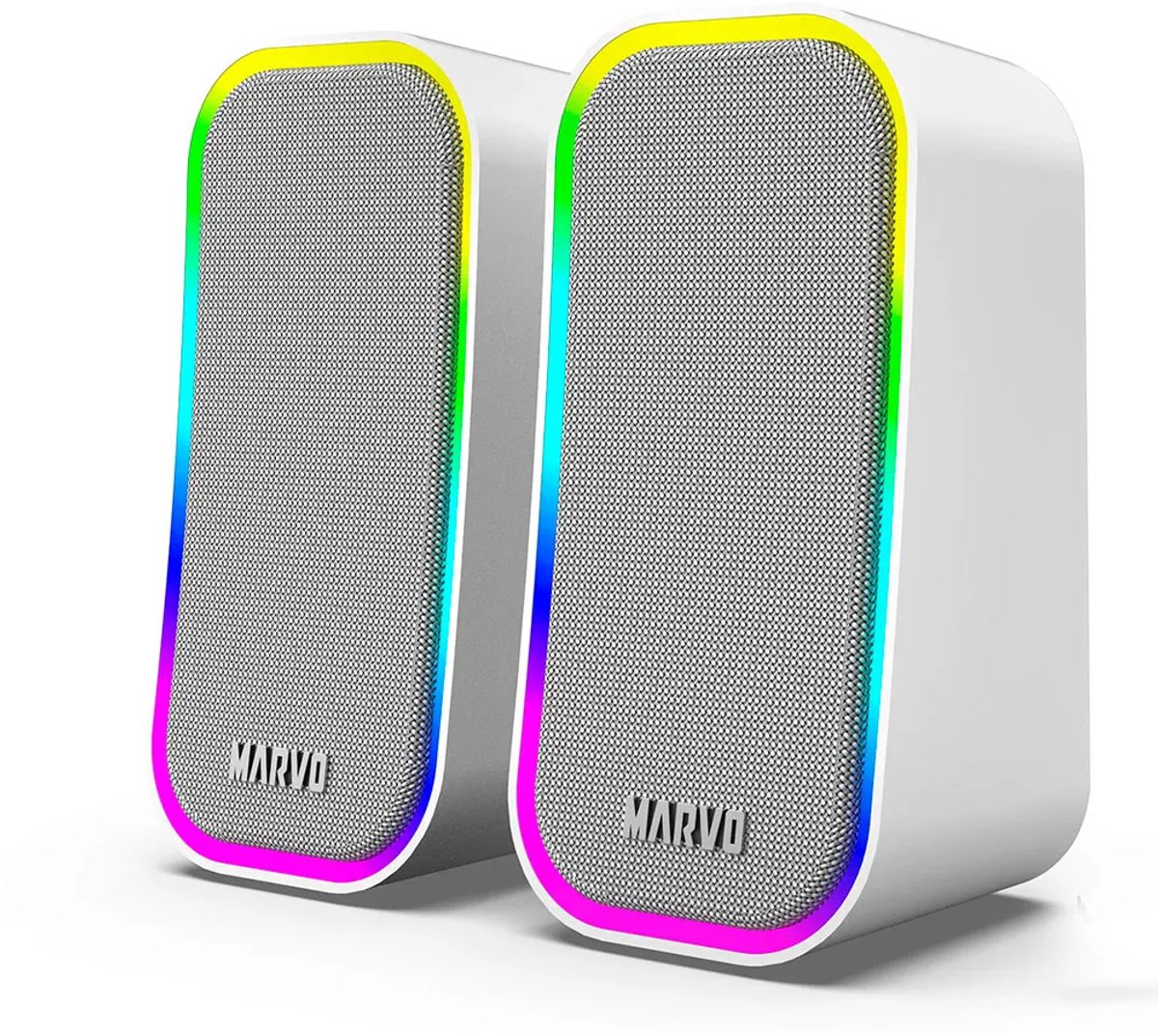 Marvo 2.0 Speakers Havoc 20 - 2X 3W- Rgb Verlichting - Grijs - afbeelding 7