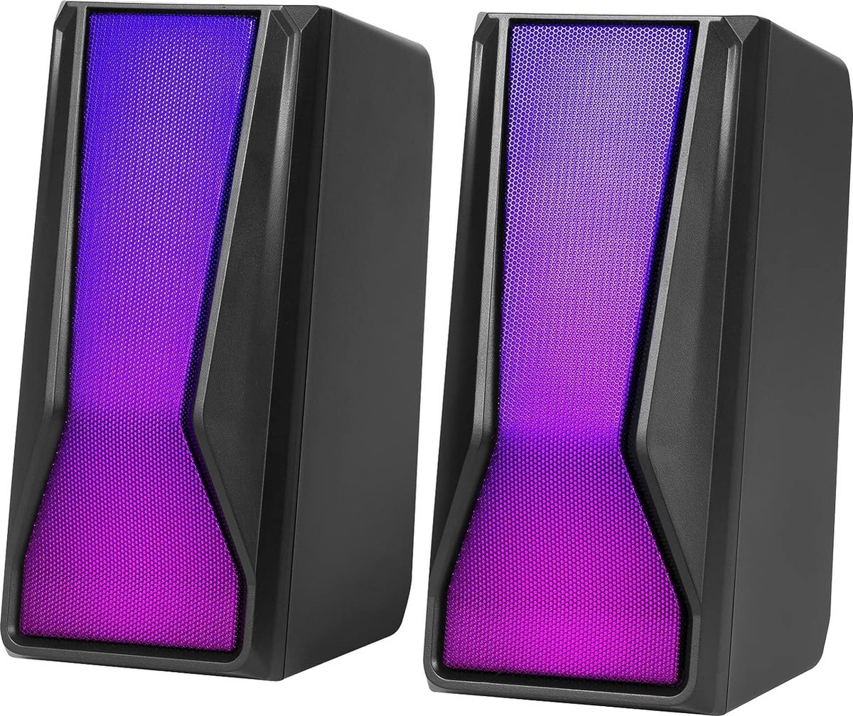 MARVO Marvo - Anvil Rgb Desktop Speakers - 2.0 Kanaals Pc Stereospeaker