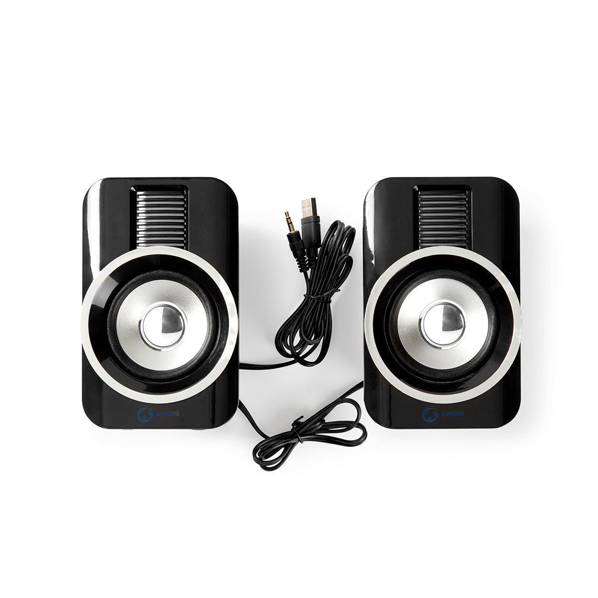 Nedis Gaming Speaker - Speaker-Kanalen: 2.0 - Usb Gevoed - 3,5 Mm Male - 30 W - - afbeelding 3