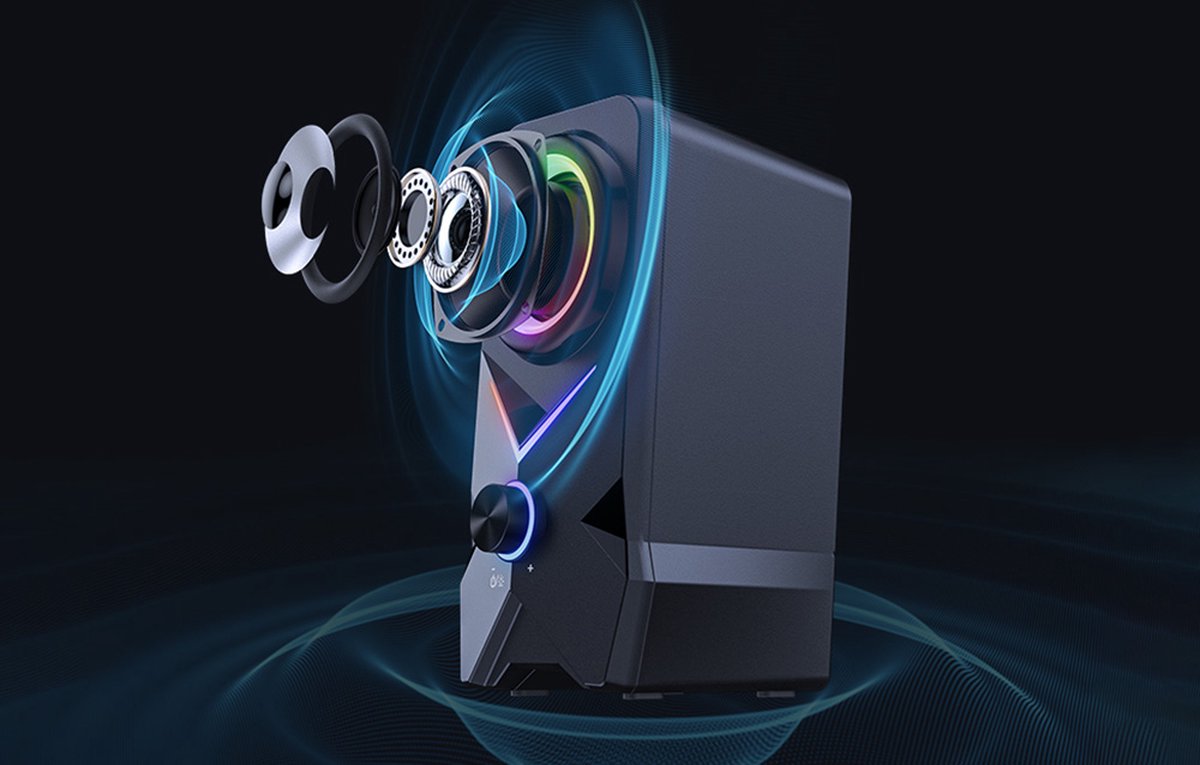 L2 RGB Gaming Speakers 10W (2x5W) USB Bluetooth - afbeelding 2
