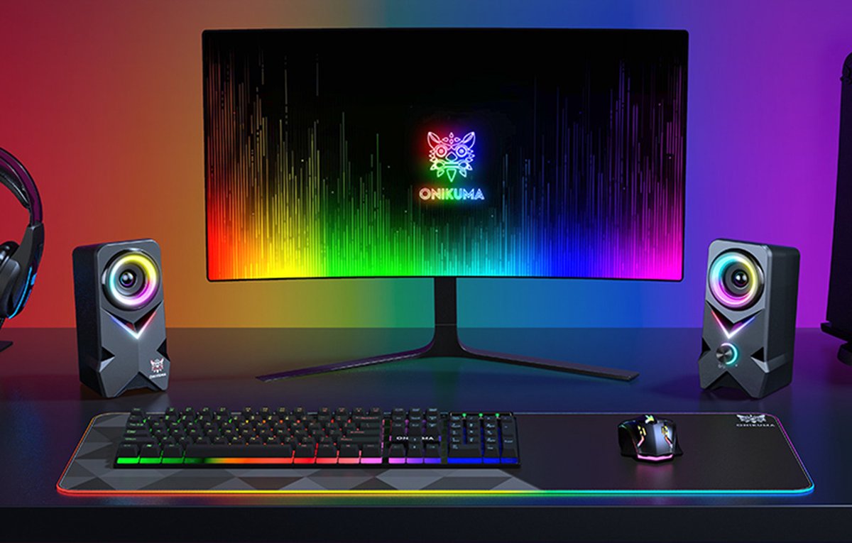 L2 RGB Gaming Speakers 10W (2x5W) USB Bluetooth - afbeelding 4