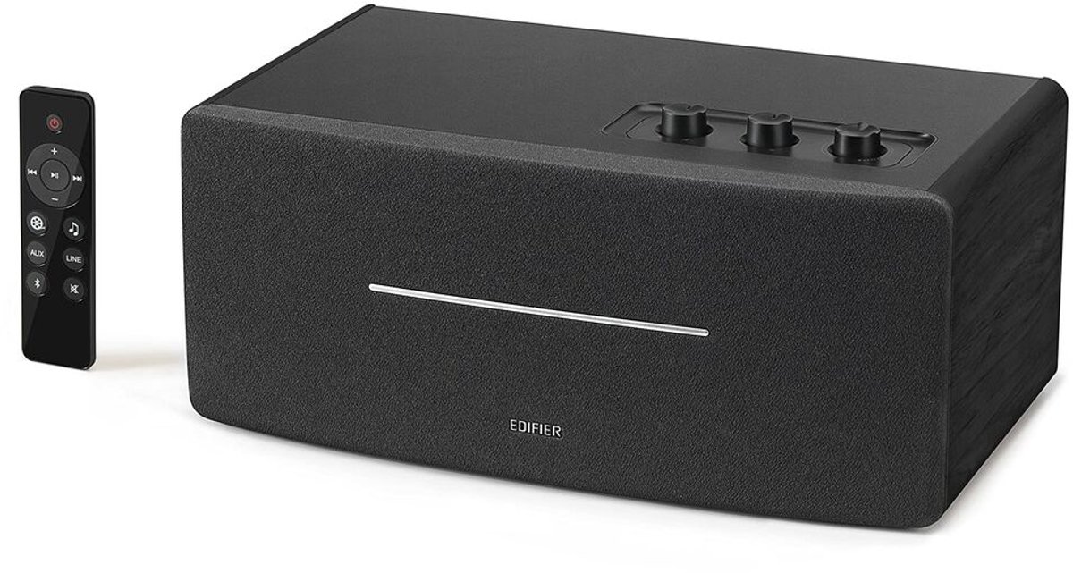 Edifier D12 Integrated Stereo Bluetooth Speaker, 70W RMS, Black - afbeelding 6