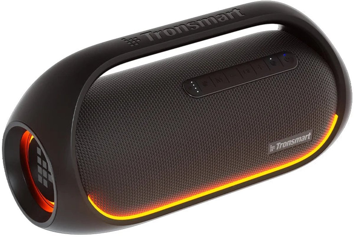 Tronsmart Tronsmart - Bang - Luidspreker - Luidsprekerkabels - Bookshelf Speaker - Speakers Voor Pc - Bt 5.0 - 60W - Ingebouwde Powerbank - 20Db - Ipx6 - Zwart