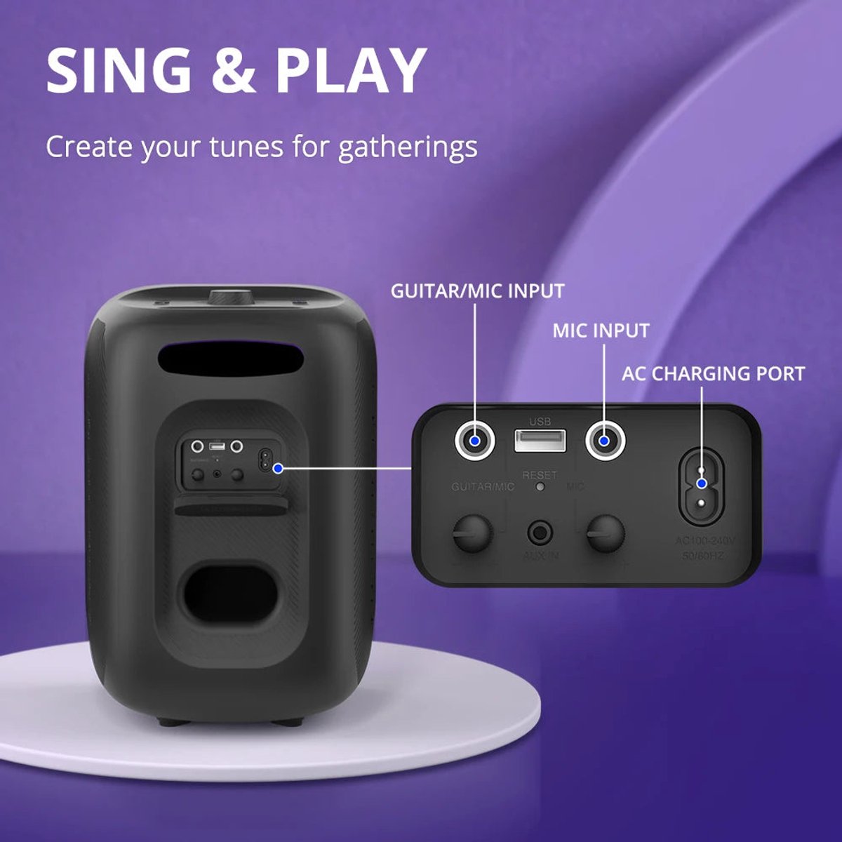 Halo 200 Portable Party Speaker - afbeelding 4