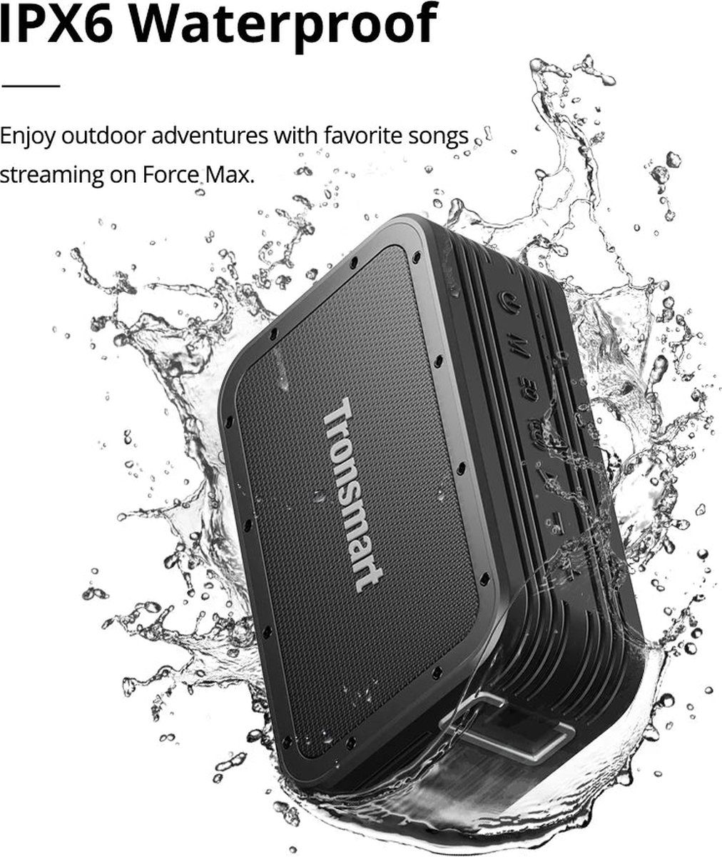 Force Max Portable Outdoor Speaker - afbeelding 5