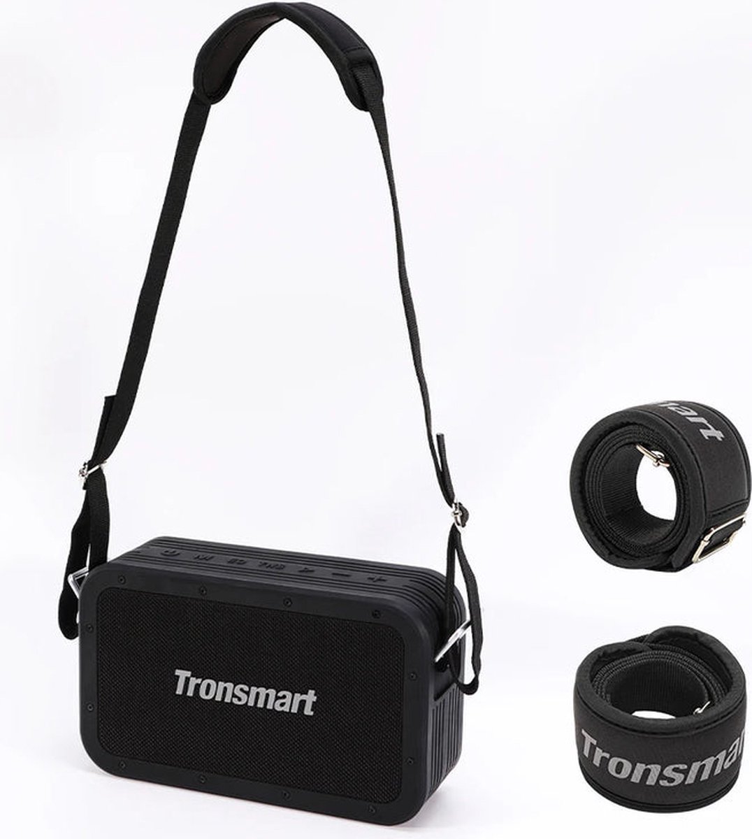 Tronsmart Tronsmart - Luidspreker - Luidsprekerkabels - Bookshelf Speaker - Speakers Voor Pc - Bt 5.0 - Ipx6 - 80W- 15000Mah - Ingebouwde Powerbank - Zwart