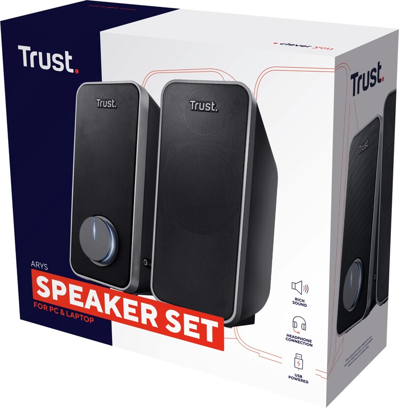 Trust arys 2 0 pc luidsprekerset 2 3 orig - Trust Arys 2.0 Speaker Set