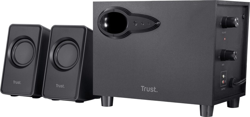 Trust arys 2 1 pc luidsprekerset met 2 orig - Trust Avora 2.1 Subwoofer Speaker Set