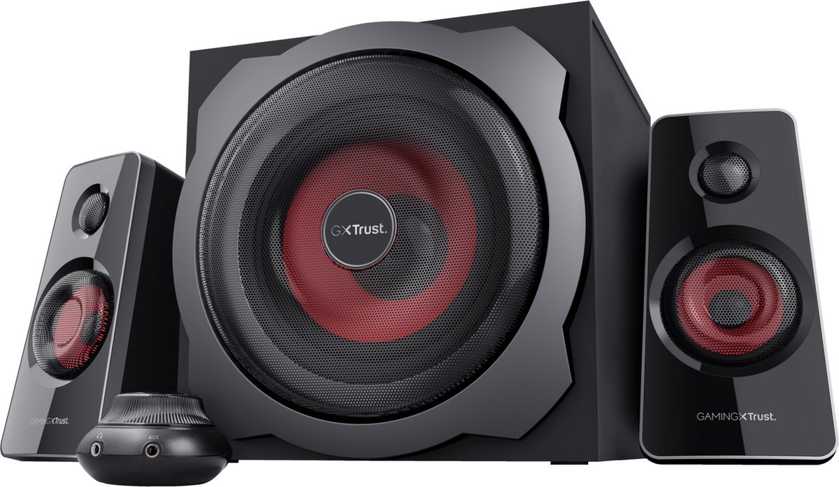 Trust Trust Gxt 38 Tytan - 2.1 Subwoofer Speakerset - Zwart