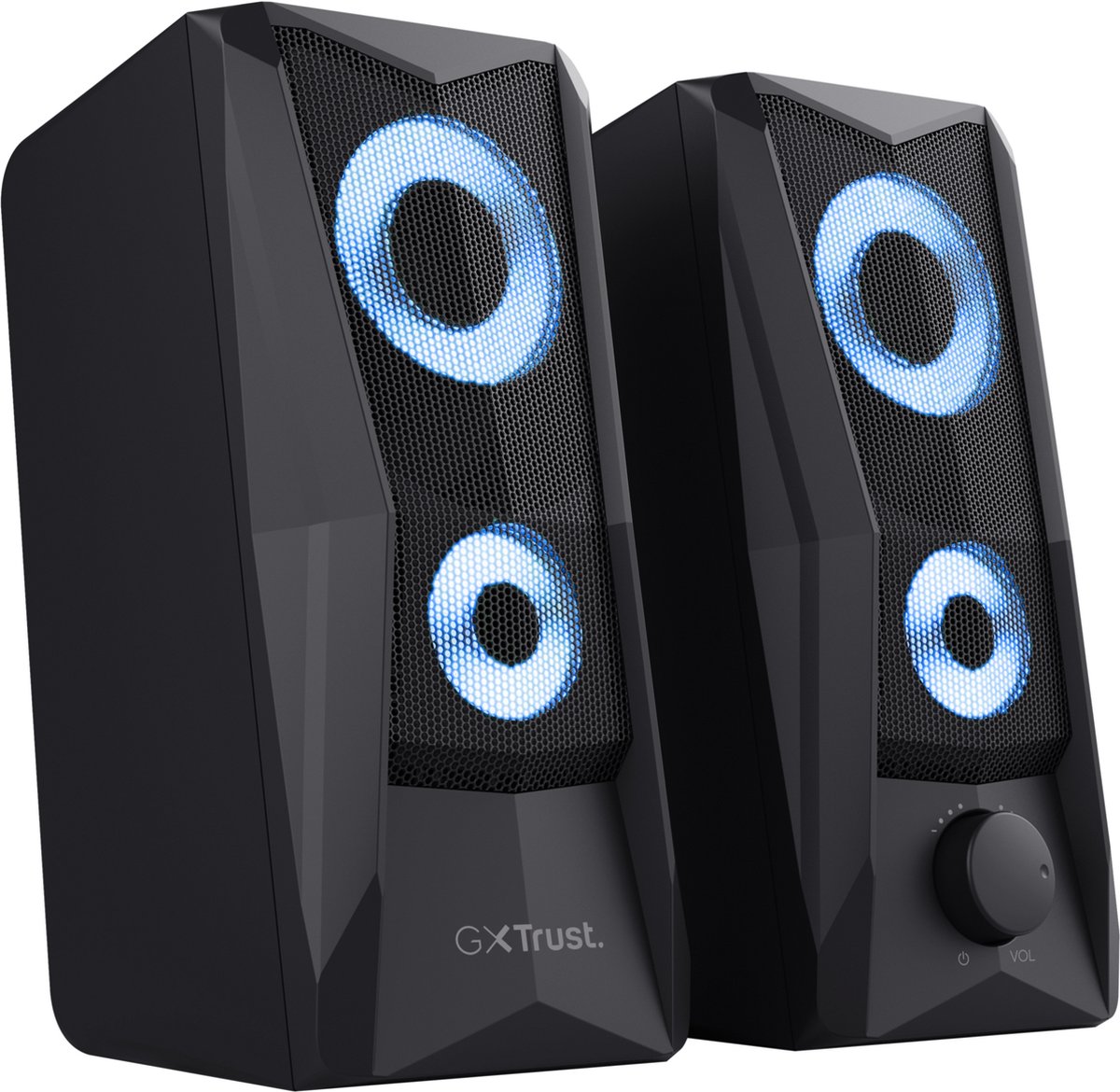 Trust Gxt 606 Javv - Speakerset 2.0 - Rgb Verlichting - Zwart - afbeelding 5