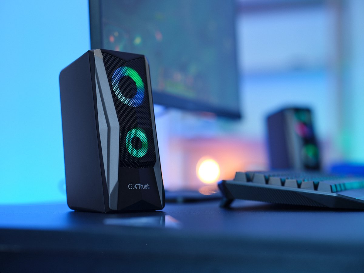 Trust Gxt 606 Javv - Speakerset 2.0 - Rgb Verlichting - Zwart - afbeelding 6
