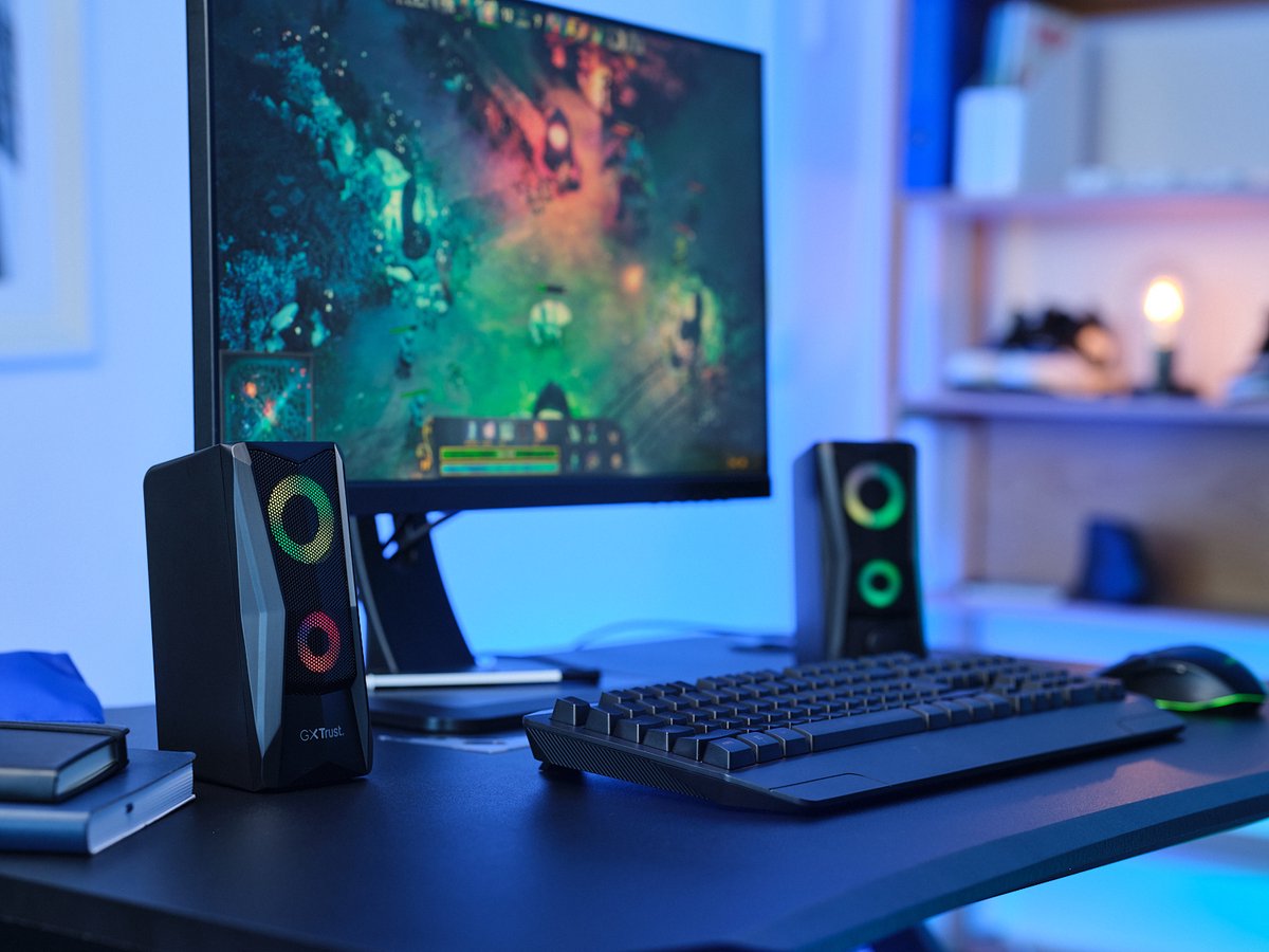 Trust Gxt 606 Javv - Speakerset 2.0 - Rgb Verlichting - Zwart - afbeelding 8