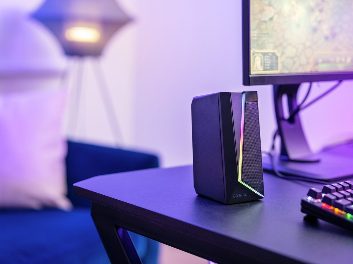 Trust Gxt 609 – 2.0 Speaker Set – Stereo Sound – Rgb Verlichting – Usb Powered - afbeelding 7