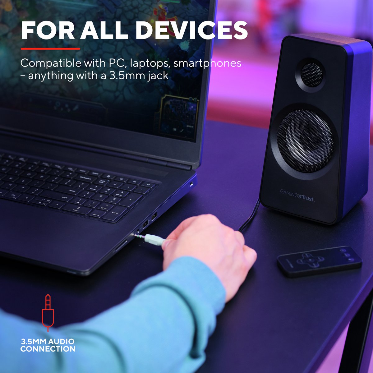 Trust Gxt629 2.1 Tytan Rgb speaker - afbeelding 4