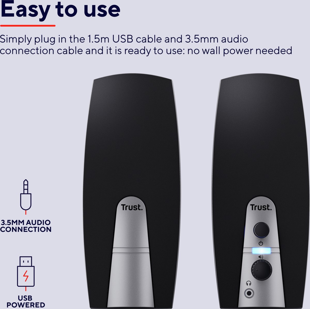 Trust Mila 2.0 Speakerset - afbeelding 4