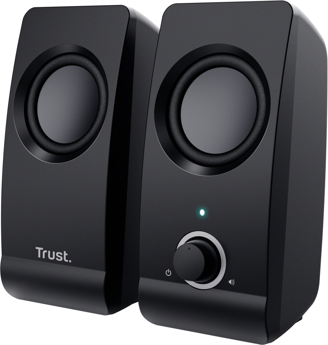 Trust Trust Remo 2.0 Speakerset - Usb‑Gevoed - Plug-And-Play - 2 Stuks - Zwart