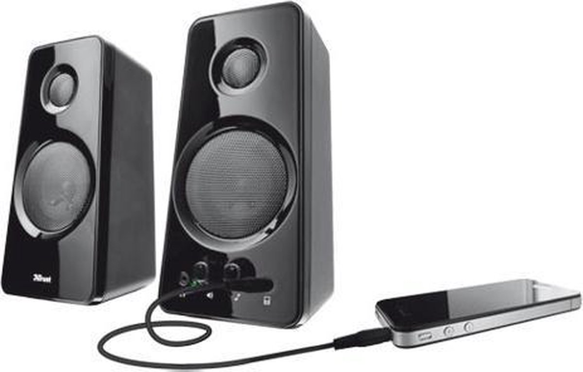 Trust Tytan 2.0 – Pc Speakerset – 36W Piekvermogen – Usb Voeding – 3.5Mm Audio - afbeelding 7