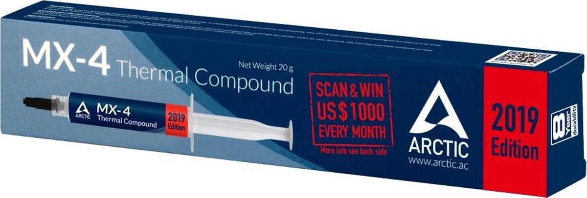 Arctic Mx-4 Heat Sink Compound 8,5 W/M·K 20 G koelpasta - afbeelding 3