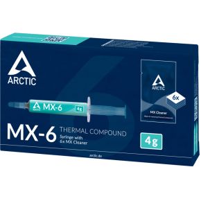 MX-6 Ultimate Performance Thermal Paste 4g with 6 MX Cleaner Wipes - afbeelding 2