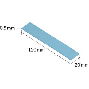 TP-3 Premium Performance Thermal Pad 0.5mm 120 x 20mm (4-pack) - afbeelding 3