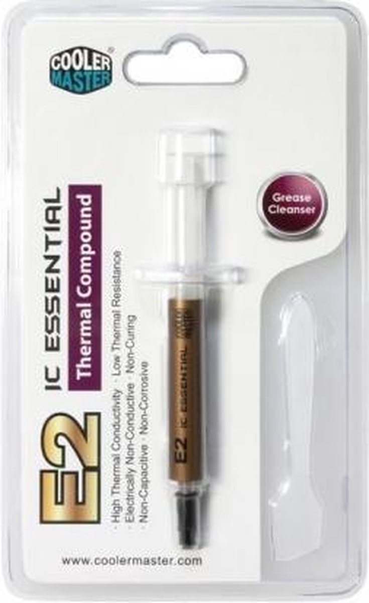 Cooler Master Ic-Essential E2 Thermal Grease Light Gold koelpasta - afbeelding 2