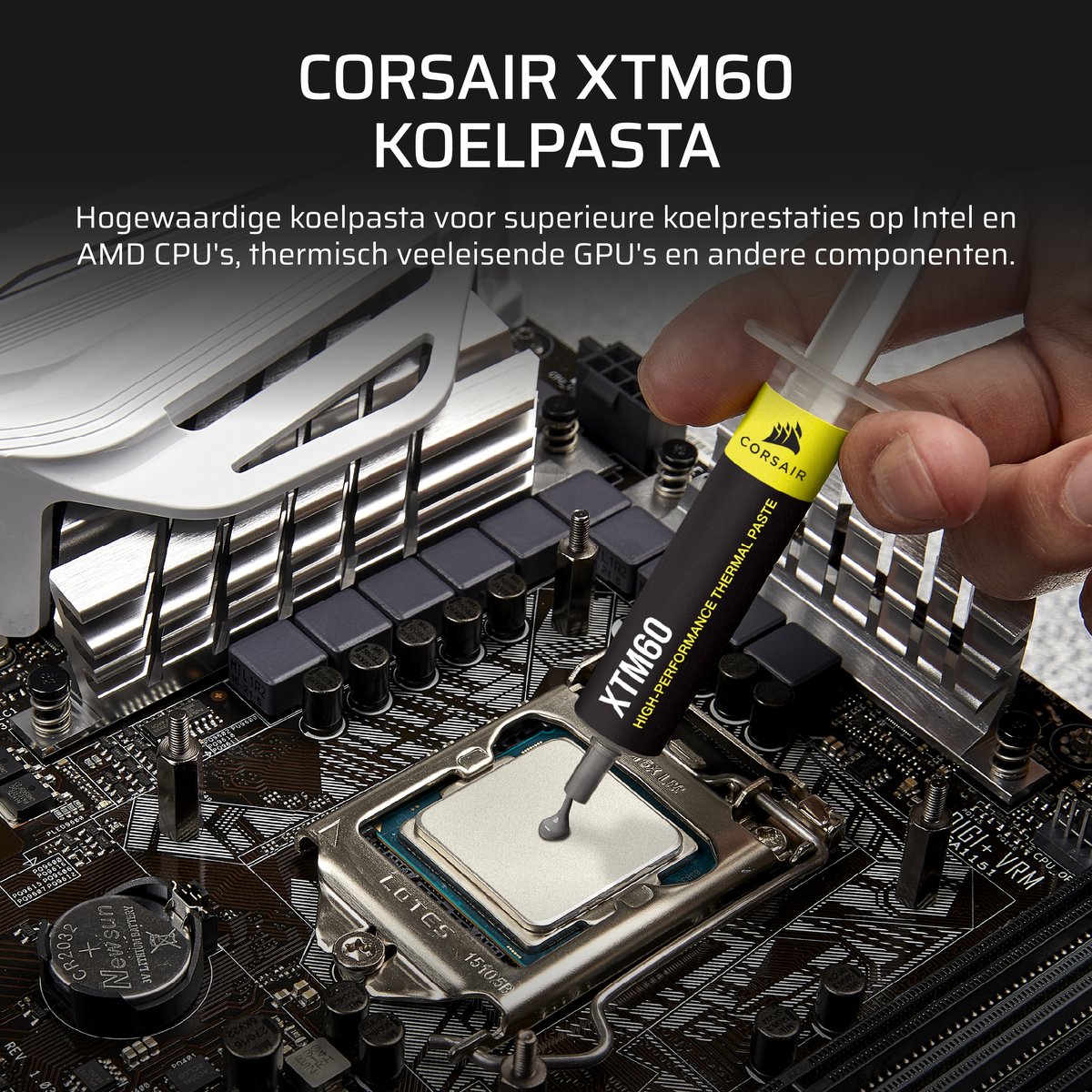 Corsair Xtm60 Hoogwaardige Koelpasta - 3 Gram - afbeelding 4
