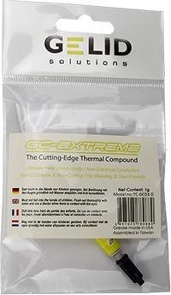 Gelid Solutions Gc-Extreme Thermal Compound koelpasta - afbeelding 3