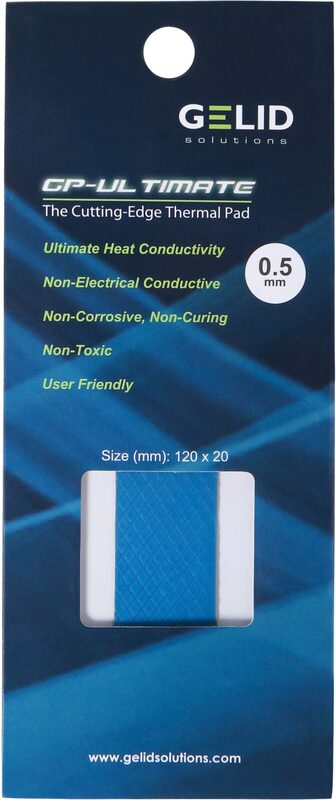 Gelid solutions gp ultimate thermal 1654496 4 orig - Gelid Solutions GP-Ultimate Thermal Pad 120x20x1.5mm 15W/mK