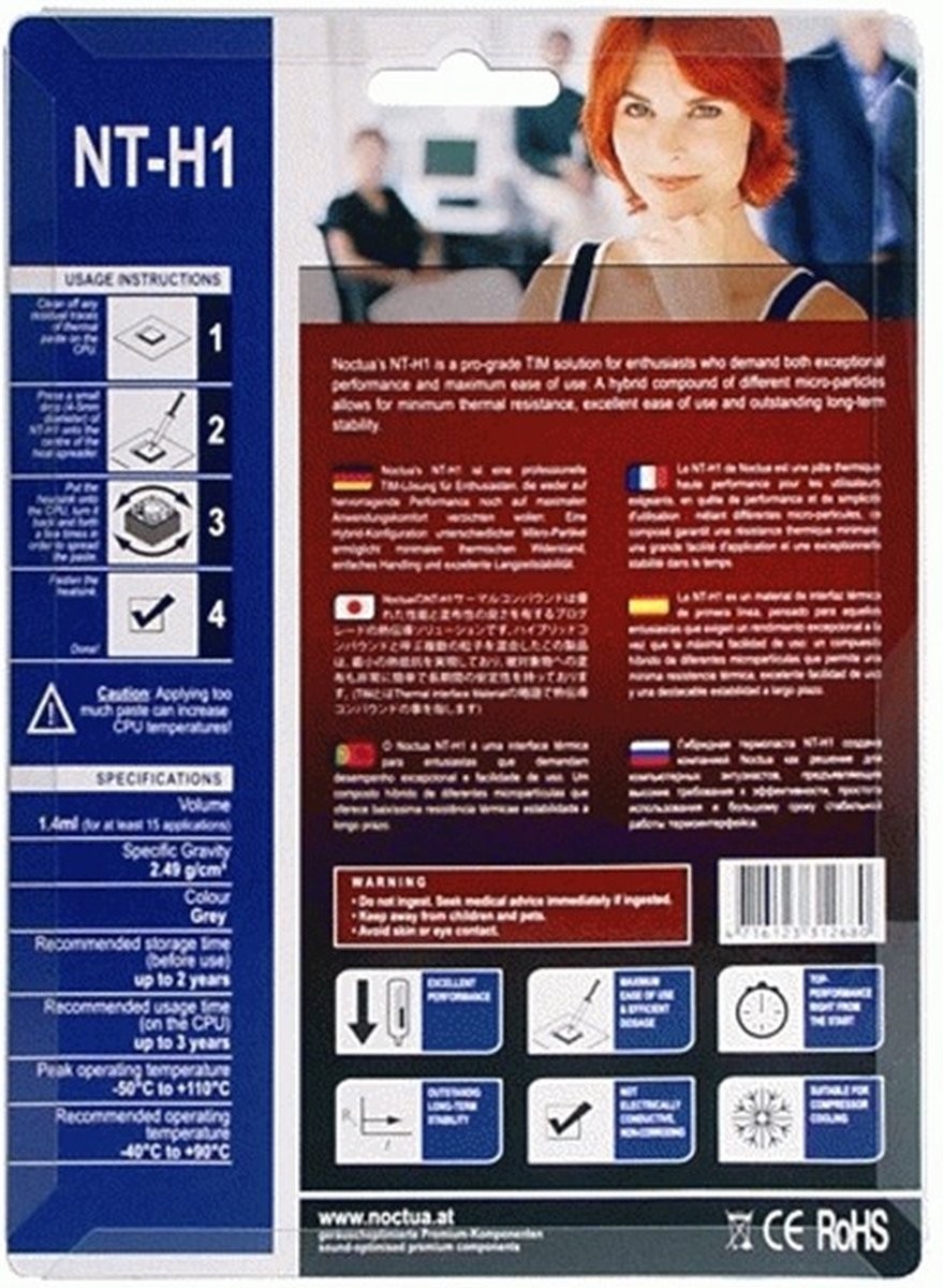 Noctua Nt-H1 Koelpasta - 3.5 G - afbeelding 5