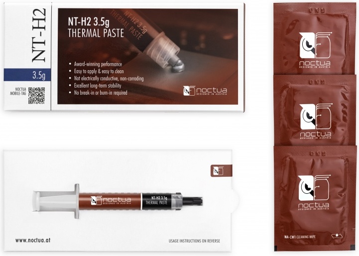 Noctua nt h2 3 5 g 1 4 orig - Noctua NT-H2 Second-generation thermal compound 3.5g