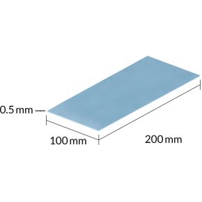 ARCTIC TP-3 Premium Performance Thermal Pad 200x100x0.5mm (2-Pack) - afbeelding 4