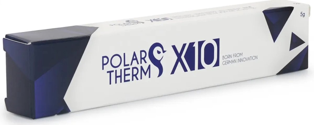 Polartherm X-10 (5 Gram) - Koelpasta 2.6G/Cm3 - Grijs - afbeelding 3