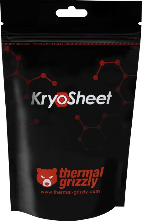 Thermal grizzly kryosheet 68 x 51 mm thermal 4 orig - Thermal Grizzly KryoSheet Graphene Thermal Pad - 68 x 51mm