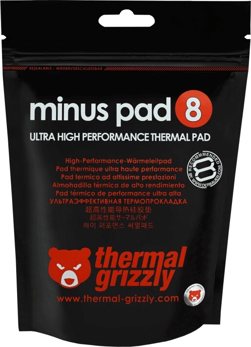 Thermal grizzly minus pad 8 thermisch pad 1658779 3 orig - Thermal Grizzly Minus Pad 8 - 120x20x0.5mm (2 Pack)