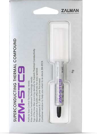 Zalman zm stc9 super thermal compound 4 orig - Zalman ZM-STC9 Super Conducting Thermal Compound 4g 9.1W/mK