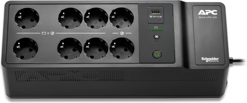 Apc back ups be500g2 gr noodstroom 2 orig - APC BE500G2-GR Back-UPS 500VA/300W UPS