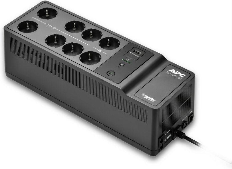 Apc back ups be500g2 gr noodstroom - APC BE500G2-GR Back-UPS 500VA/300W UPS