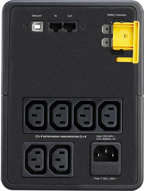 Apc back ups bx1200mi noodstroomvo 3 orig - APC BX1200MI UPS Line-interactive 1200 VA 650 W 6 AC-uitgang(en)